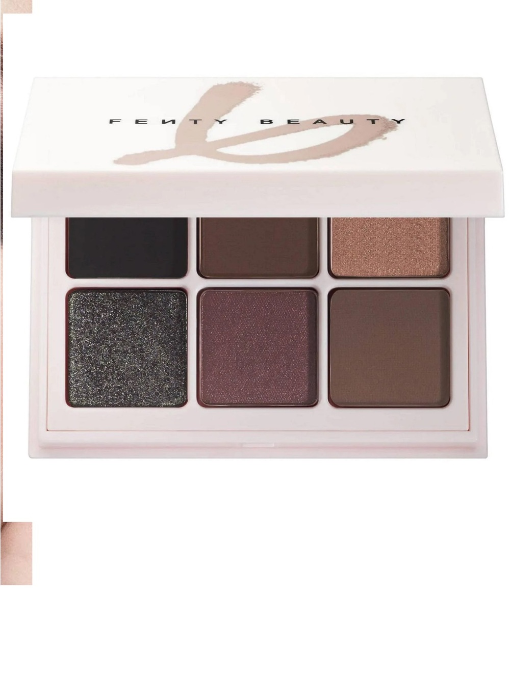 Fenty Beauty Eyeshadow Palette — Black, Brown, Plum, Bronze, Gray